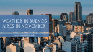 Weather in Buenos Aires in November