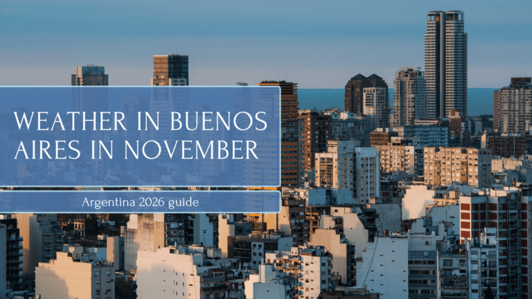 Weather in Buenos Aires in November