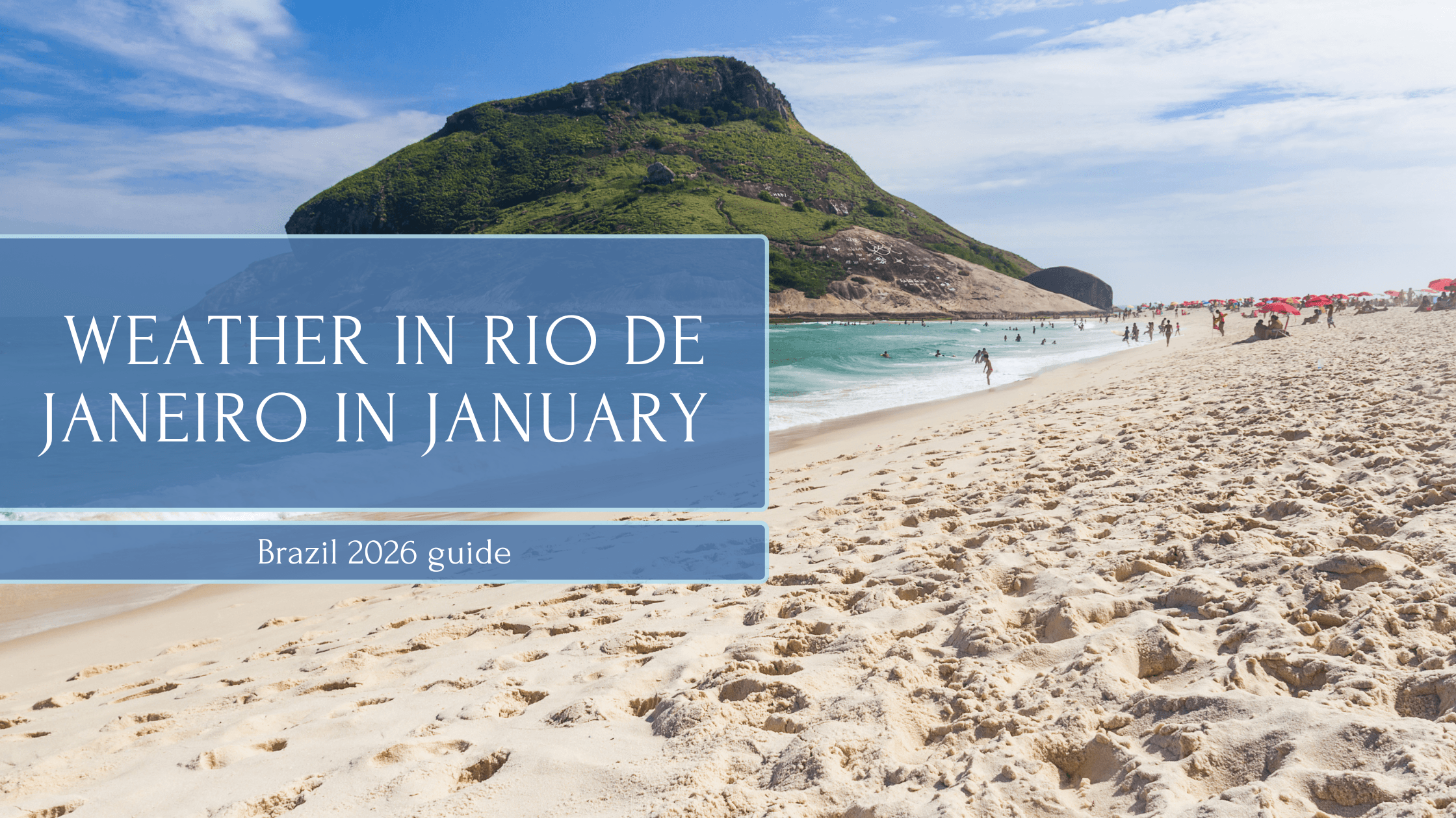 Weather in rio de janeiro In january