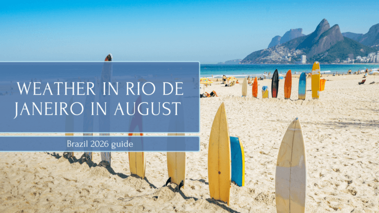 Weather in Rio de Janeiro in August