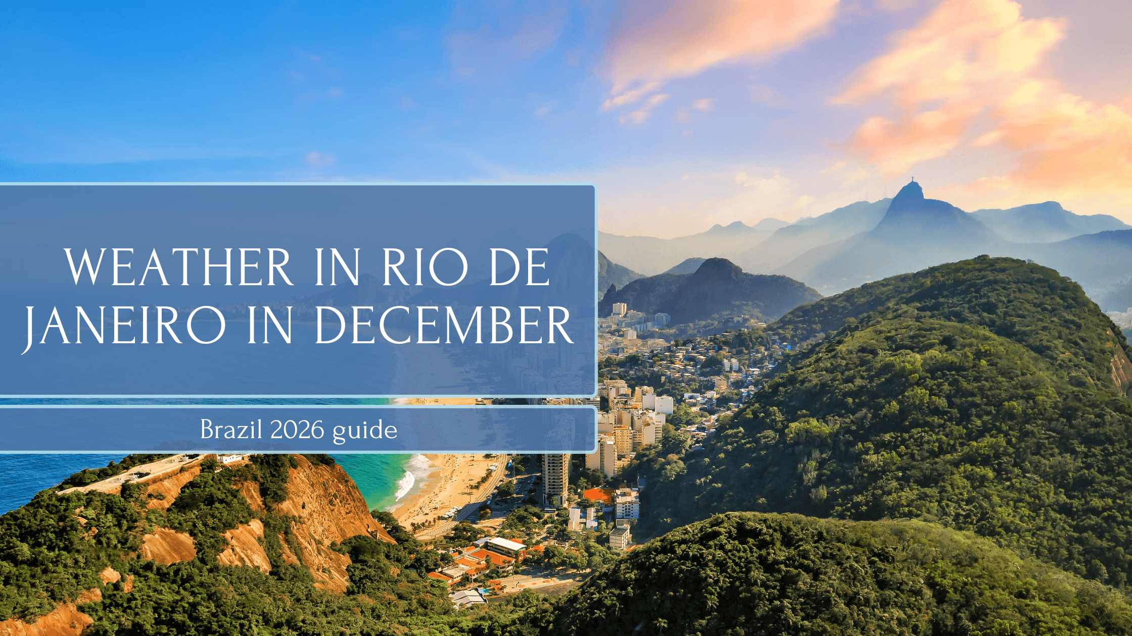 Weather in Rio de Janeiro in December