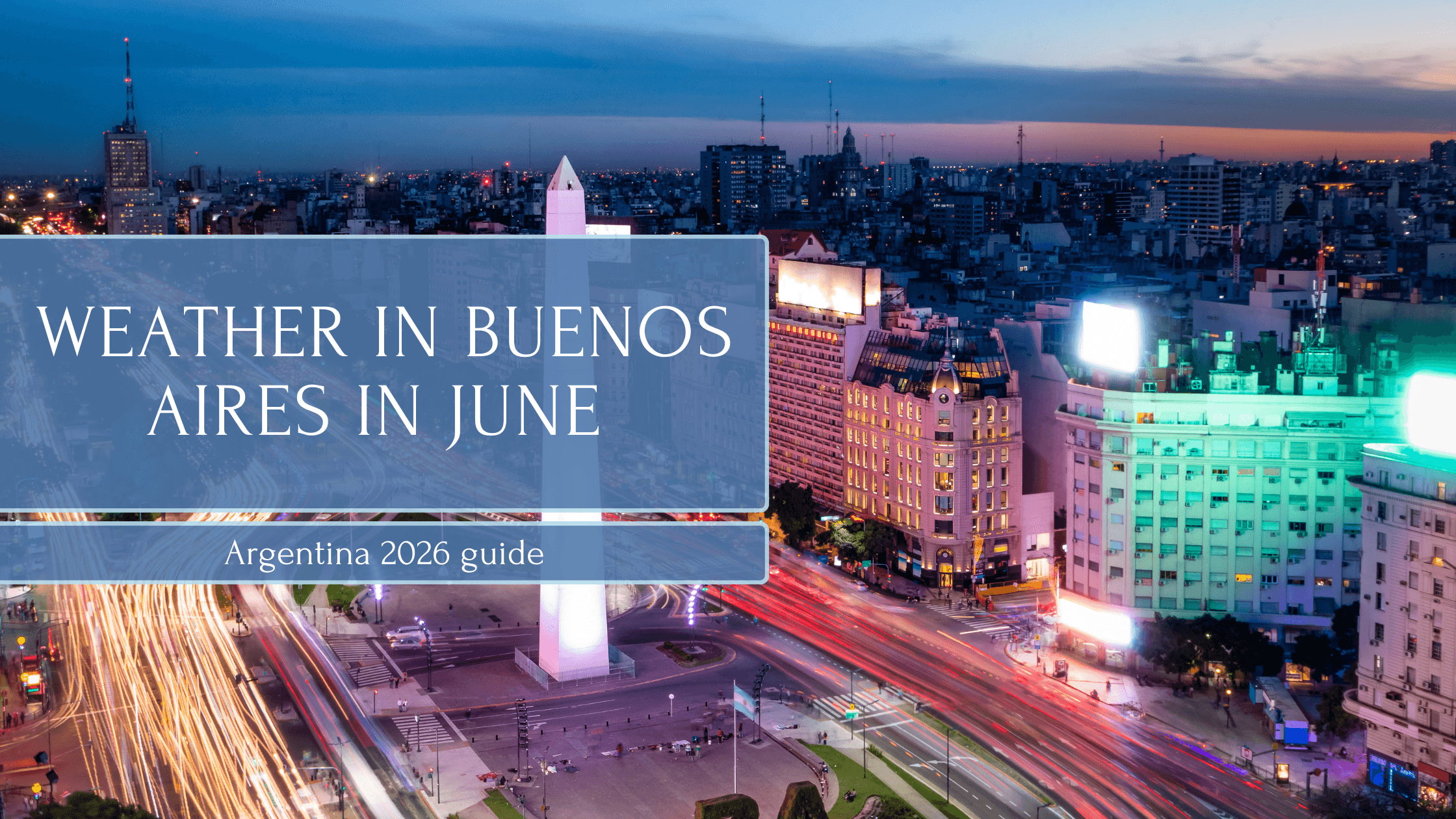 Weather in Buenos Aires in June