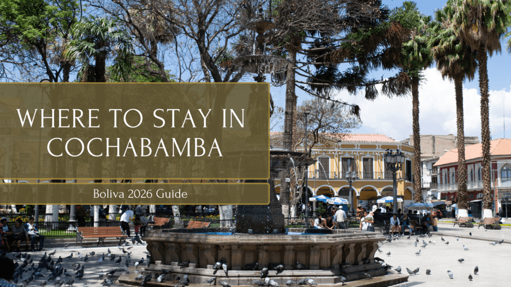Where to stay in cochabamba