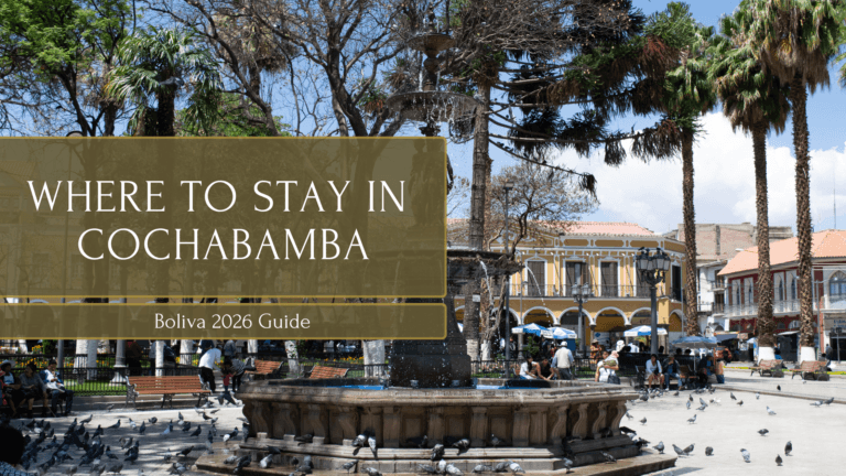 Where to stay in cochabamba