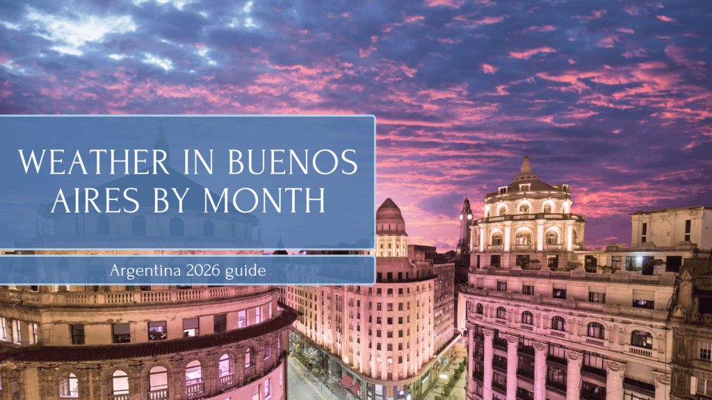 weather in Buenos Aires month by month