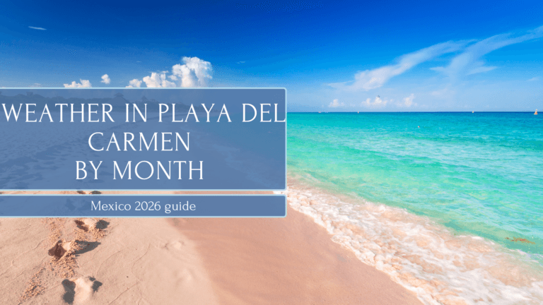 weather in playa del carmen by month