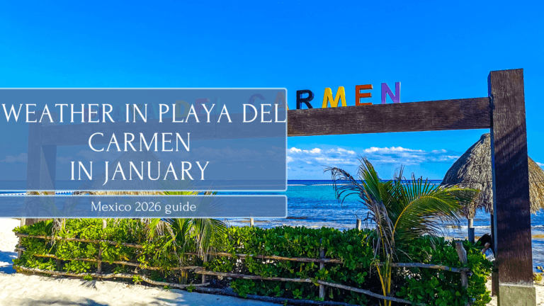 weather in playa del carmen in january