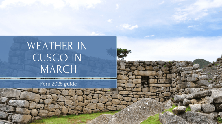 Weather in cusco in march