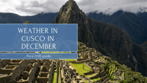 Weather in cusco in december