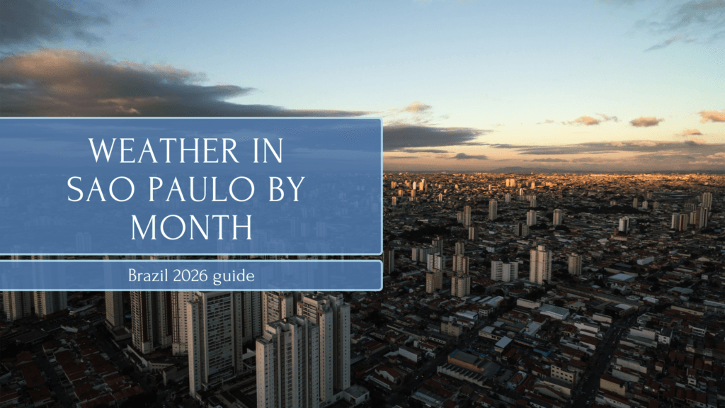 Weather in Sao Paulo, Brazil by Month