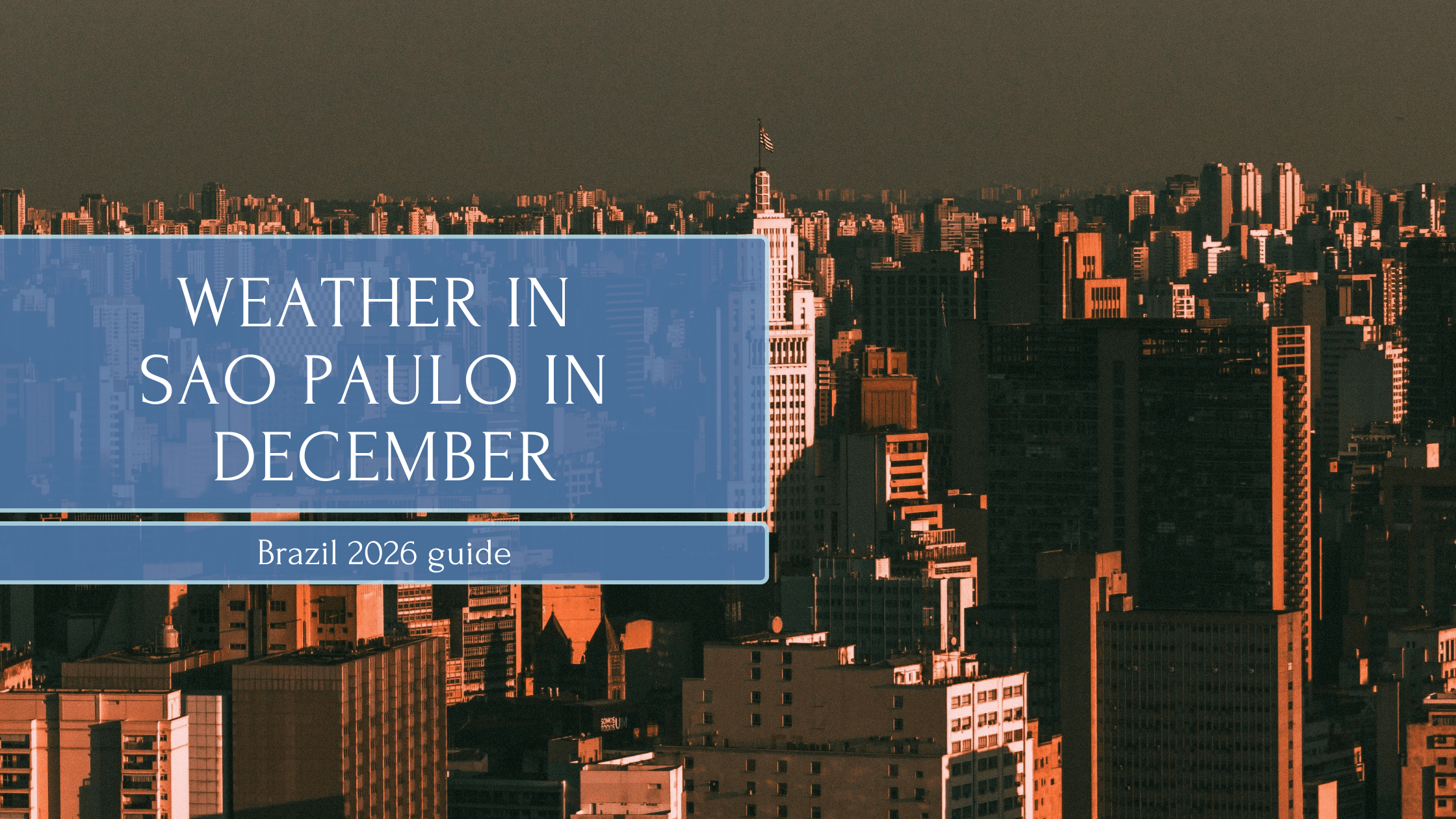 Weather in São Paulo in December