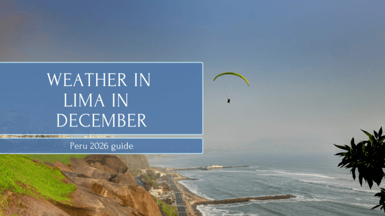 Weather in Lima, Peru in December